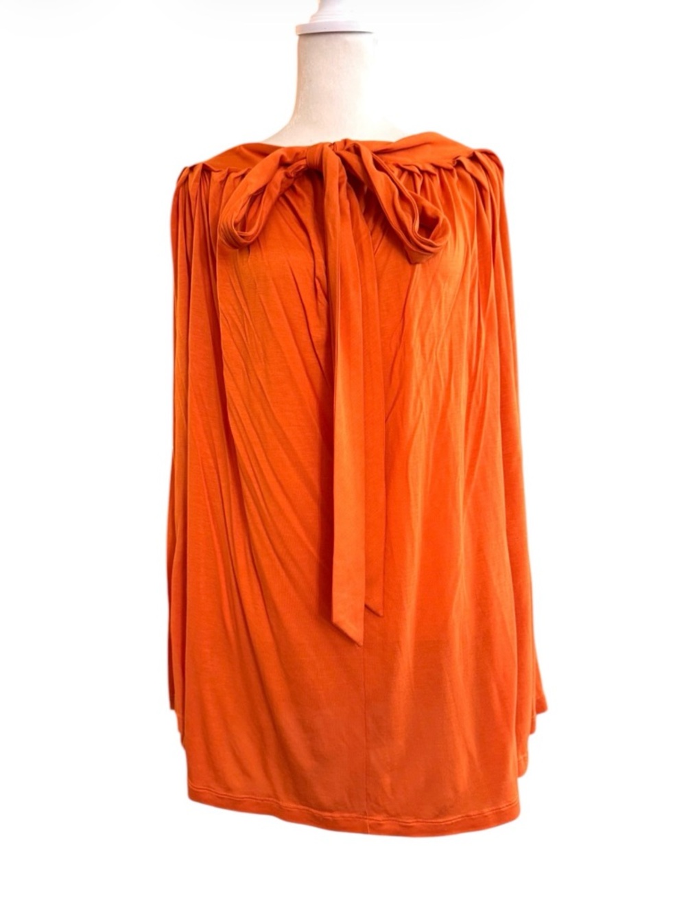 STELLA MCCARTNEY orange poncho, made in Italy, size EU38, NWT